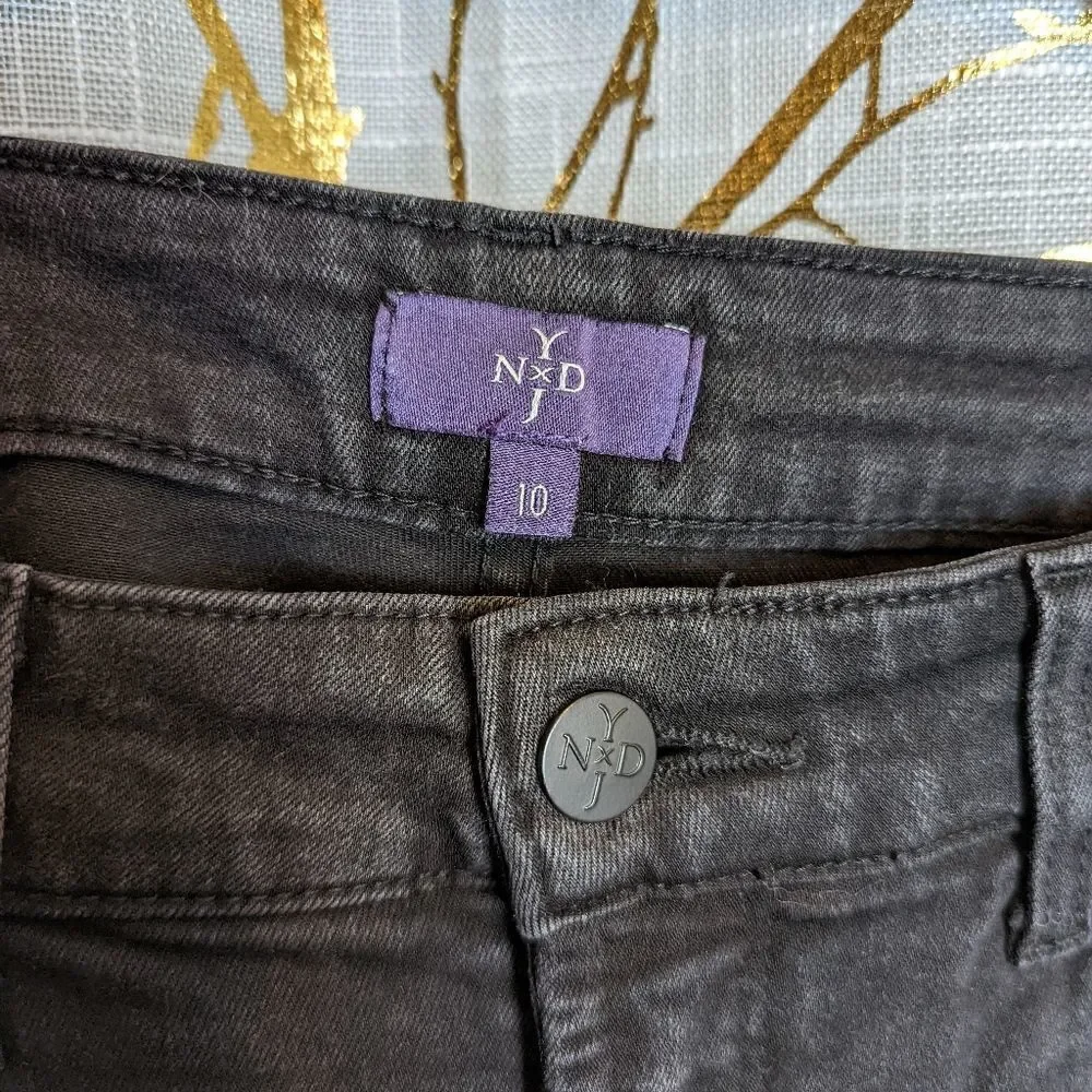 NYDJ black skinny jeans